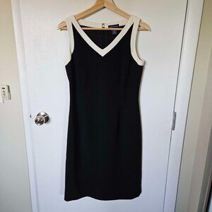 Ann Taylor Black & White Dress, Size 6